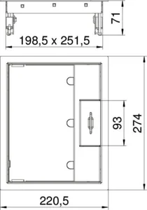Lattiarasia OBO UFS GES4-6 - LATTIARASIA UFS GES6M-2 10U, 9-MOD, RST