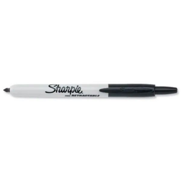 Merkintäkynä Sharpie RT 1.0MM MEKANISMILLA MUSTA
