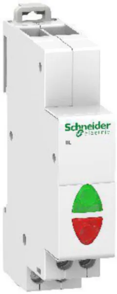 Merkkivalo LED Schneider Electric Acti 9 IIL 230VAC KAKSOIS VAL/VAL