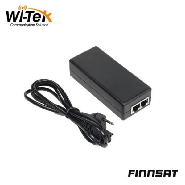 Ethernet kytkintarvike Wi-Tek Injektori FINNSAT POE INJEKTOR 802.3AF/AT 24W GE