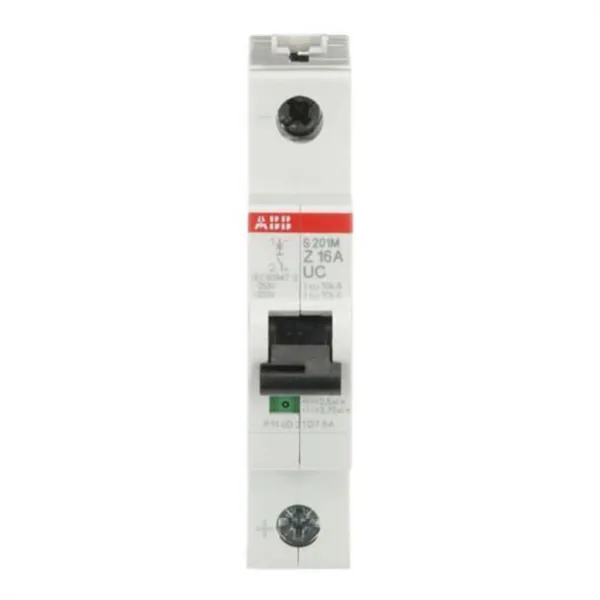 Johdonsuojakatkaisija ABB S200MUC 1-pole Z-char. 16A