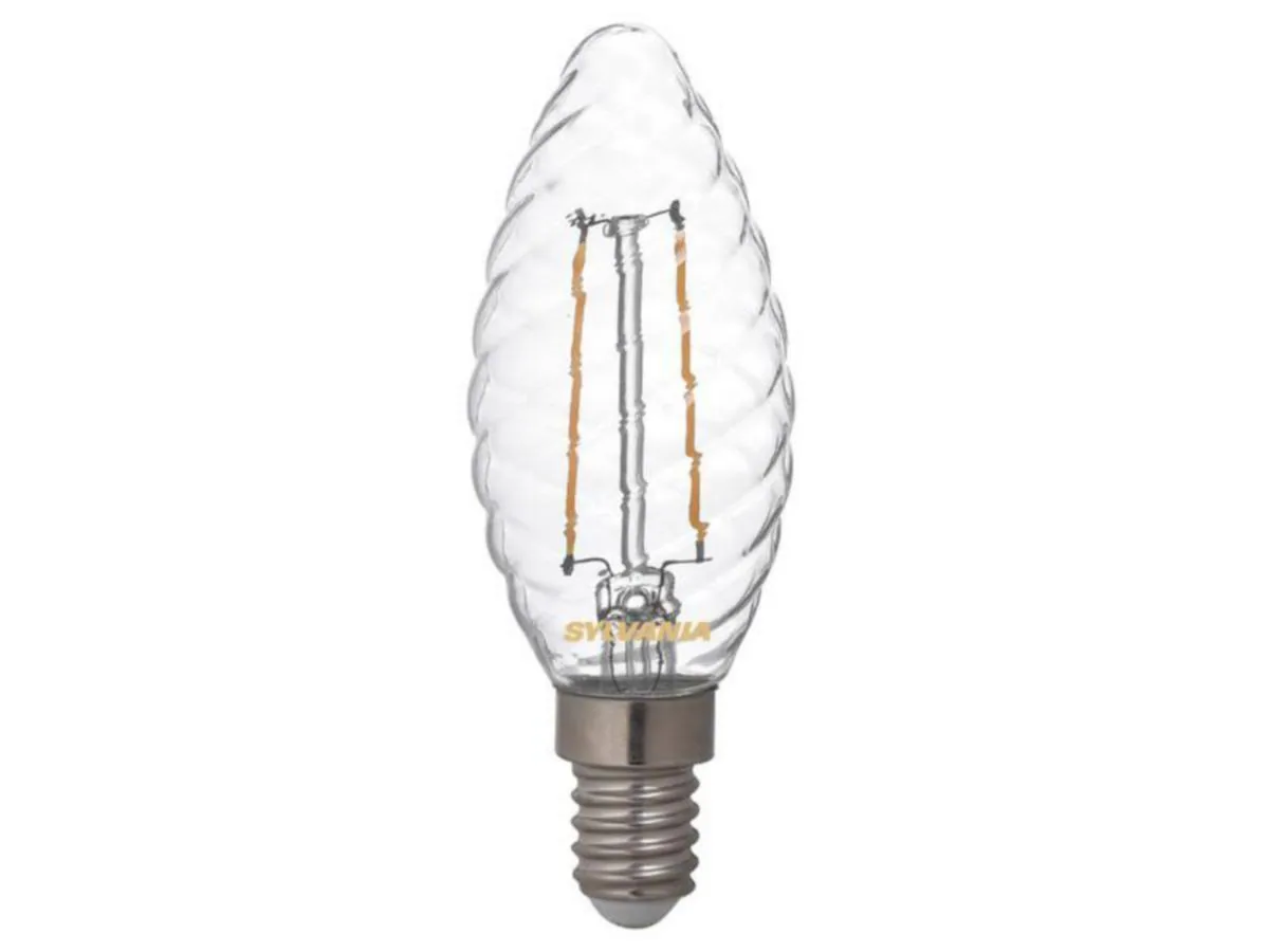 Kynttilälamppu Sylvania ToLEDo Retro C 2.5W/827 250LM E14 CL SPIRAL – 2700