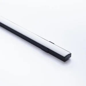 LED-alumiiniprofiili FTLight - VALOPROFIILI/-NAUHA PREMIUM PROFIILI 2M, ALUMIINI, MUSTA