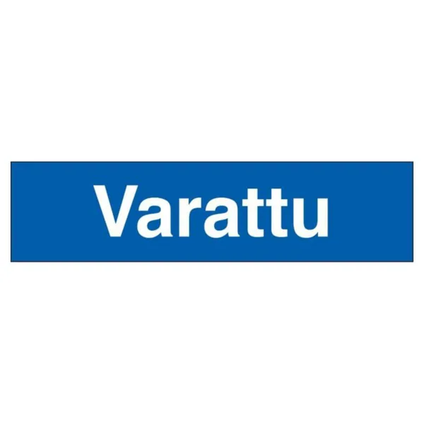 Merkintäkilpi Alumiini KILPI VARATTU