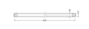 LED-valoputki T8 Ledvance Performance External - LED-VALOPUTKI T8 LEDVANCE T8 EXT 600 7,3W/865 1100LM