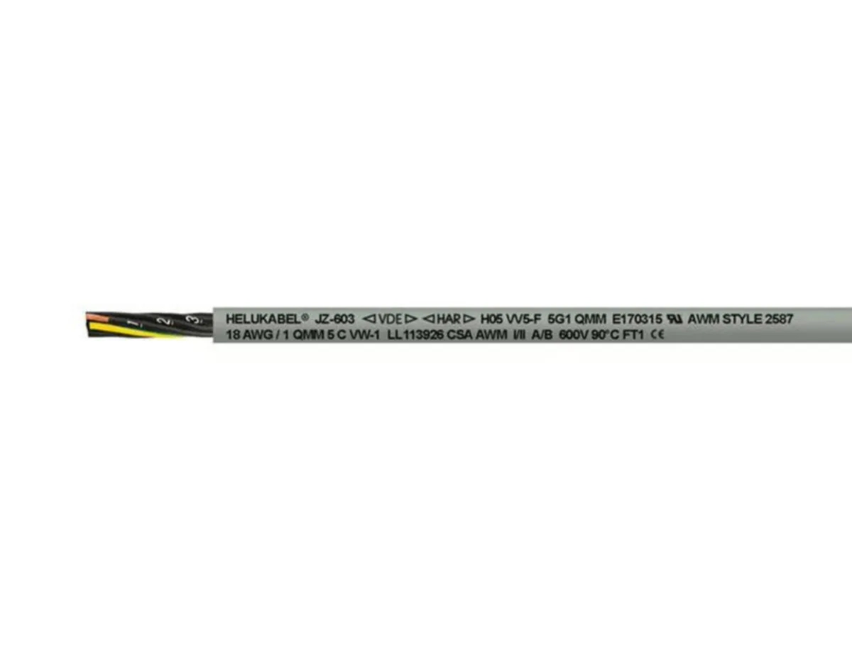 Ohjauskaapeli Helukabel JZ-603 - OHJAUSKAAPELI HELUKABEL JZ-603 UL-CSA-HAR 7G1,5