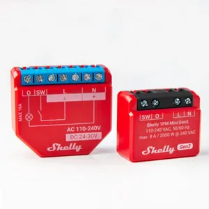 Rasiareleet Shelly - OHJELMOITAVA RELE SHELLY 1PM MINI GEN3