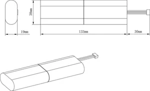 Sähköinen lisätarvike Ledvance Panel Value - SÄHKÖINEN LISÄTARVIKE PANEL VA EL KIT BAT LI 6.4 3.2AH 4KPL
