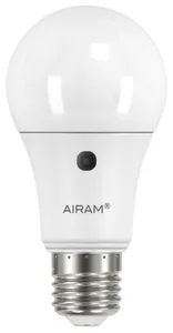 Vakiolamppu Airam Led A60 pahvipakkaus - VAKIOLAMPPU AIRAM LED A60 827 806lm E27 SENSOR OP