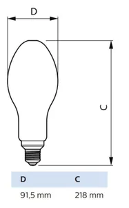Ympärisäteilevä lamppu Philips TrueForce - YMPÄRISÄTEILEVÄ LAMPPU TRUEFOR E27 830 4000LM 125W=24.5W 230V