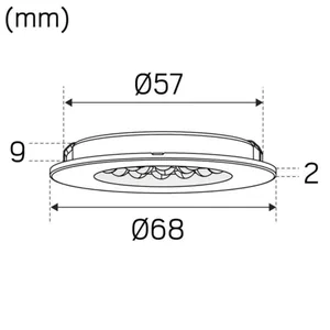 Alasvalo Hide-a-lite Slim LED - ALASVALO HIDE A LITE SPOT SLIM 12V 3000K 55D ALU