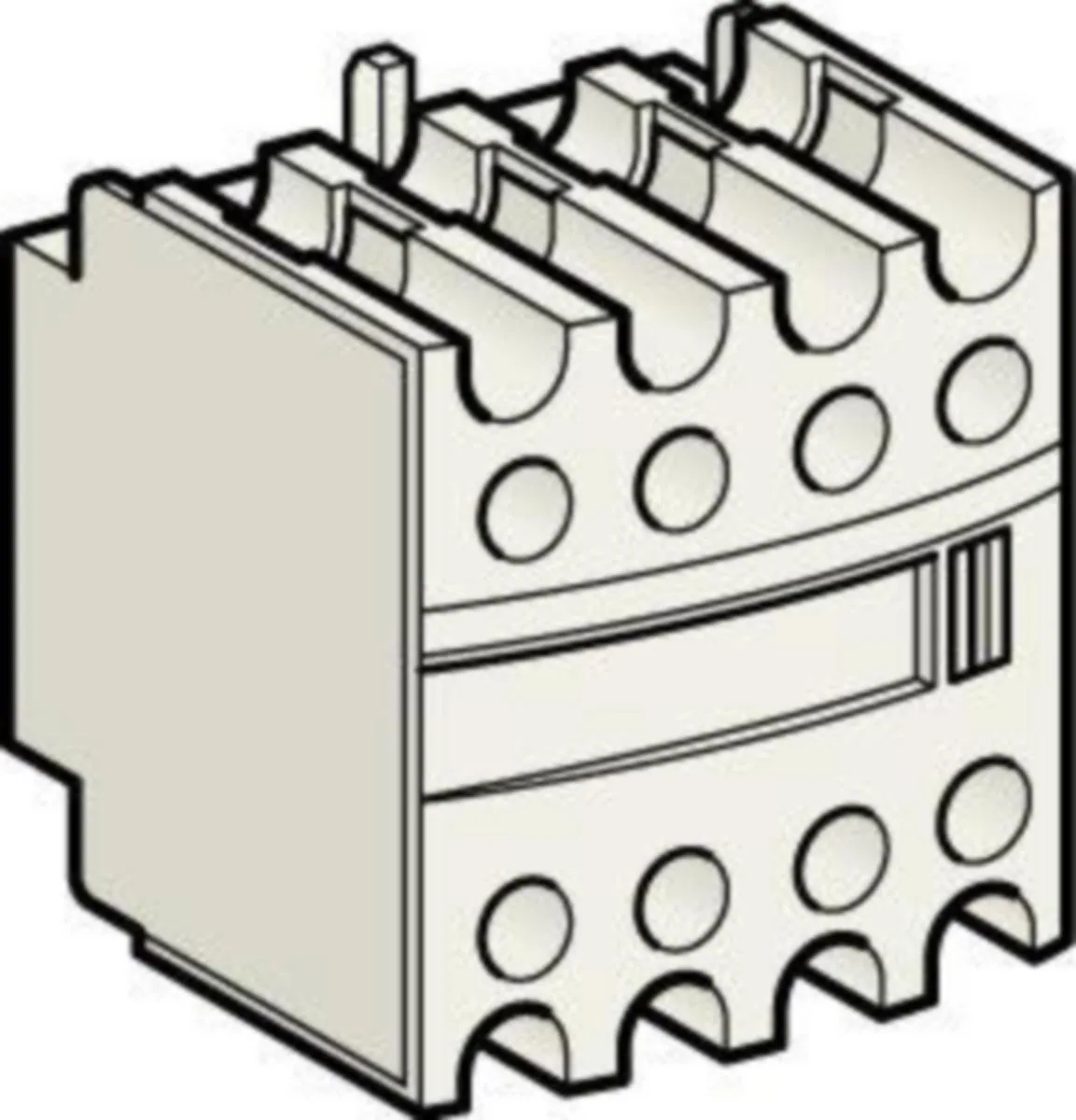 Apukosketin Schneider Electric TeSys LAD LADN13P, PÄÄLLE 1S+3A