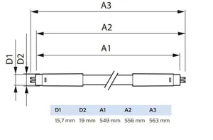 LED-valoputki T5 Philips MASTER LEDtube - LED-VALOPUTKI T5 MASTER LED T5 600MM 830 1000LM 7W HF