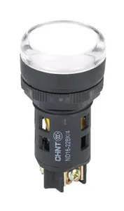 Merkkilamppu Chint ND16 - MERKKILAMPPU ND16 LED 24V AC/DC VALKOINEN