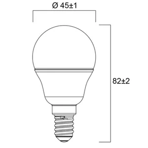 Pienoislamppu Sylvania ToLEDo Ball - PIENKUPULAMPPU SYLVANIA 4,2W/865 470LM E14 OP