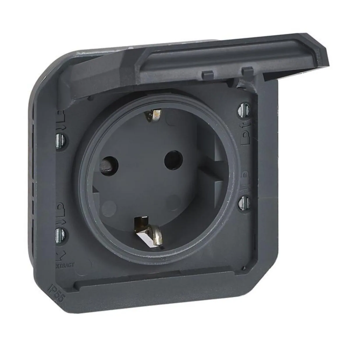 Pistorasia Legrand Plexo 069839L – antrasiitti
