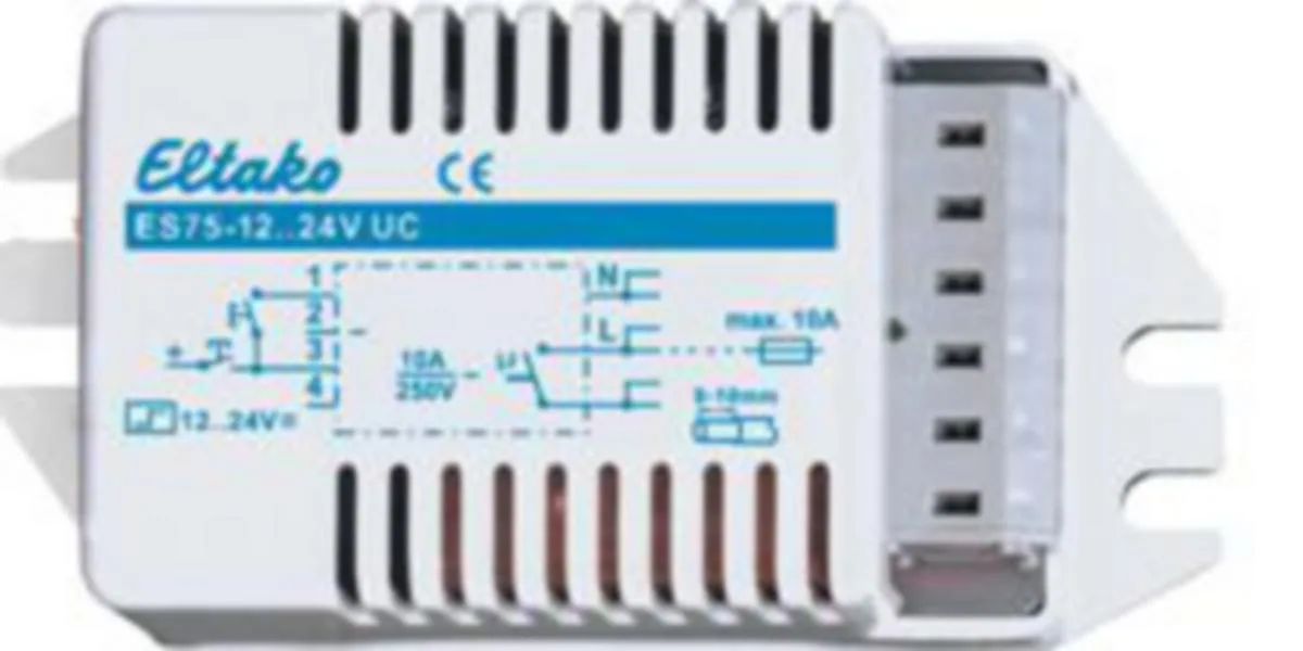 Sysäysrele ES75-12..24V UC Eltako - SYSÄYSRELE ELTAKO SARJA 75 ELEKTROMEK 10A
