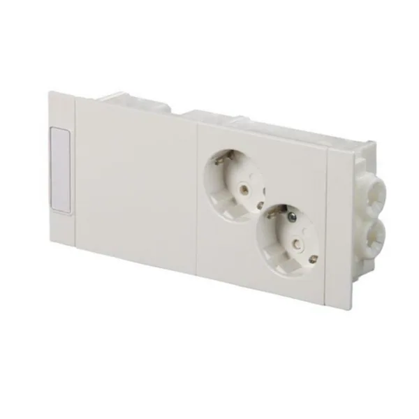 Kanavapistorasia ABB ProDuct esikytketty 2-osainen 2S/16A/IP20 KYTK. VAL