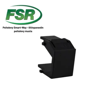 Peitelevy FSR Smart-Way liitinpaneeliin - PEITELEVY SMART-WAY LIITINPANEELIN PEITELEVY MUSTA