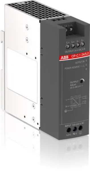 Teholähde ABB CP-C-sarja CP-C.1 24/5.0-C,LÄHTÖ:24VDC/5A