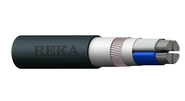 Alumiinivoimakaapeli Reka AMCMK ECA 4x50/16 K1000