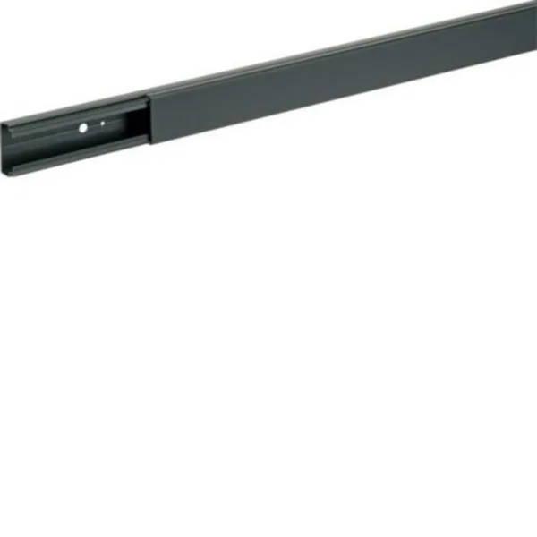 Asennuskanava Hager Tehalit.LF musta LF20035 PVC 20x33x2000 MUS