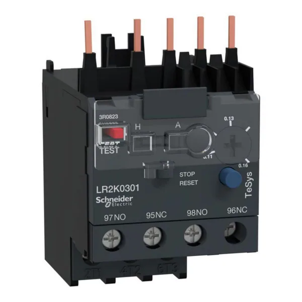 Lämpörele Schneider Electric TeSys LR2K LR2K0301 0,11-0,16A LK.10A