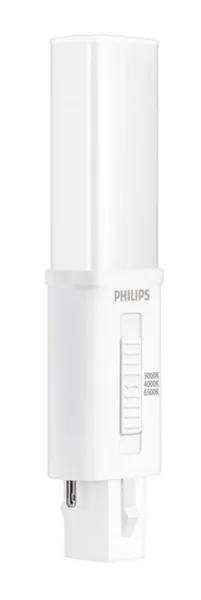 LED-pistokantalamppu Philips CorePro G23 3CCT 400LM 7W=3,5W 2P PLS