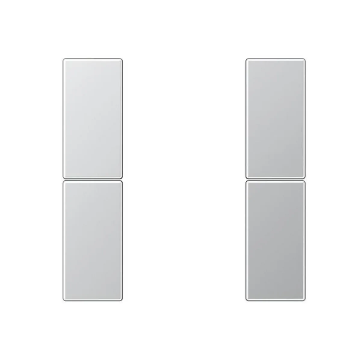 Painike KNX Ensto Jung F50 VIVUT 4 VIPUA. ALUMIINI – alumiini