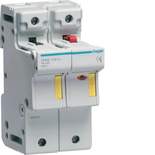 Putkisulakealusta Hager LS612 1L+N L51 PUTKISUL