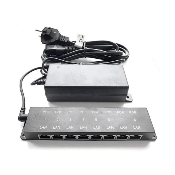Virtalähde smart things PoE POE-INJEKTORI, 8X PORTTI, 60W