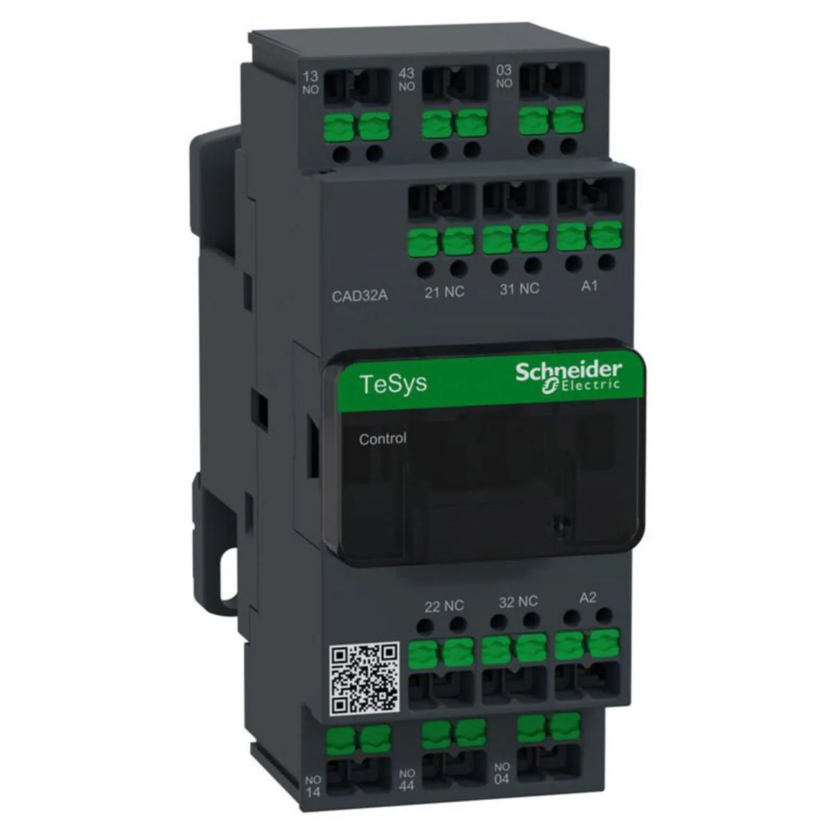 Apukontaktori Schneider Electric TeSys 3NO 2NC 3P 100V AC SNAP-IN