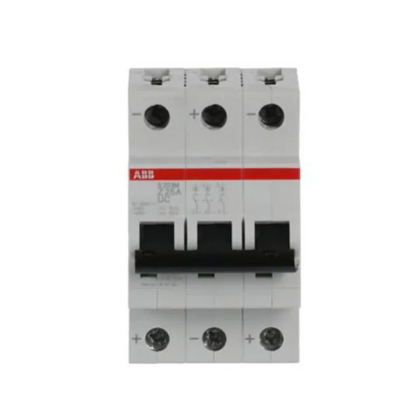 Johdonsuojakatkaisija ABB S200MUC 3-pole Z-char. 25A