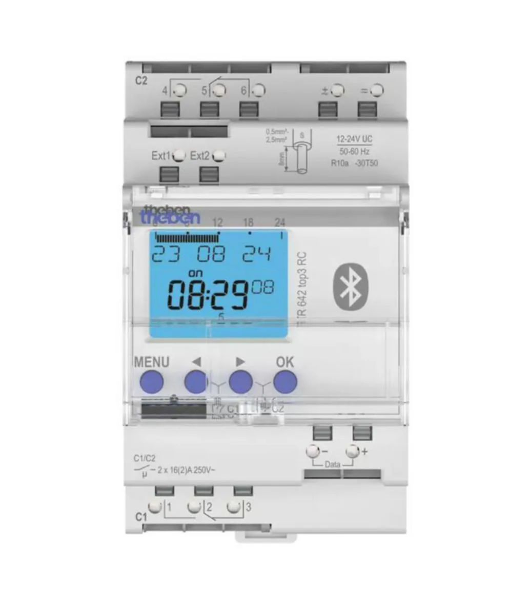 Kellokytkin digitaalinen Theben TR top3 TRTOP3 1S-365D 2V/16A 12/24V D