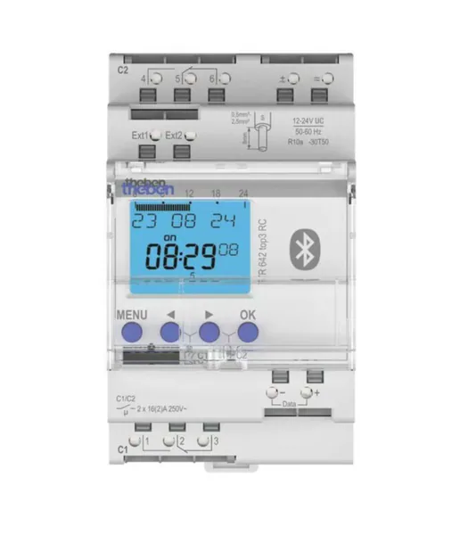 Kellokytkin digitaalinen Theben TR top3 TRTOP3 1S-365D 2V/16A 12/24V D