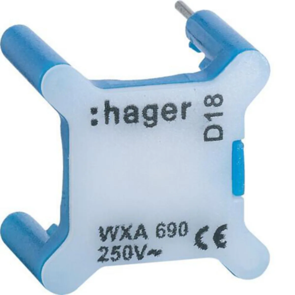 Merkkilamppu Hager Gallery - MERKKILAMPPU GALLERY WXA690 LED 0.5MA 230V SININEN