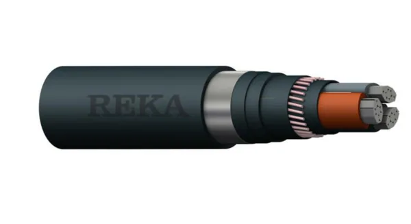 Alumiinivoimakaapeli Reka AXCMK AXCMK-W 3x50/29 1KV K1000