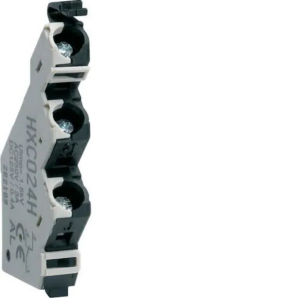 Hälytyskosketin Hager h3 HXC024H H250-H.. 1S+1A 230V
