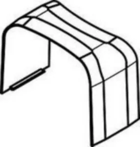 Jatkokappale Hager Clima - JATKOKAPPALE CLIMA CLM751257 PVC CLM75X125 VAL