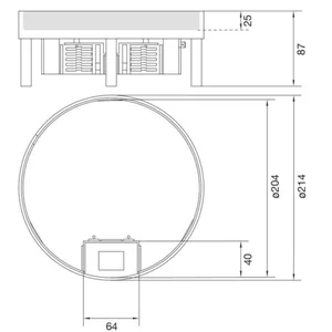 Lattiarasia Hager electraplan.VE-EE EKQ060 RST - LATTIARASIA ELECTRAPLAN.VE-EE EKQ060 RST D215 KL 25MM