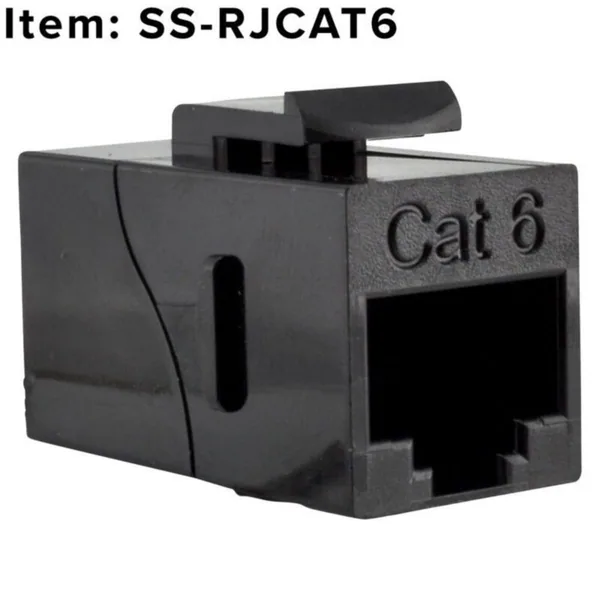 Liitinlevy FSR Smart-Way RJ45 CAT6 N/N LIITIN, MUSTA