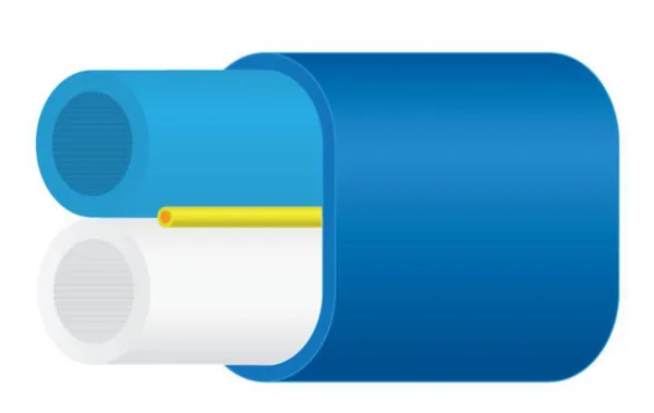 Mikrokanavanippu Nestor Cables Optimus DB 2 X 14/10MM TW BLUE