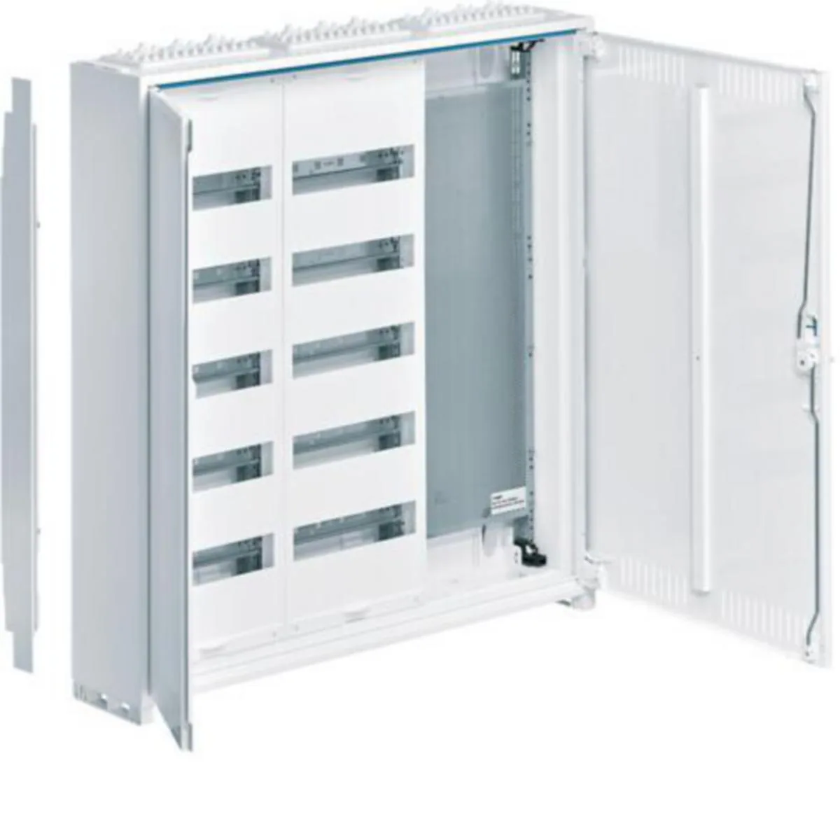 Moduulikotelo pinta/uppo Fe Hager Univers datatilalla FWB53K1 2X5X12M+DATATILA IP31
