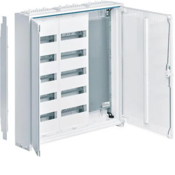 Moduulikotelo pinta/uppo Fe Hager Univers datatilalla FWB53K1 2X5X12M+DATATILA IP31