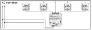 Ohjauskomponentti Ledvance VIVARES Zigbee - OHJAUSKOMPONENTTI LEDVANCE VIVARES ZB PB COUPLER