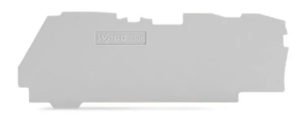 Päätylevy Wago TOPJOB S 2106-13..LIITTIMILLE.1mm HAR