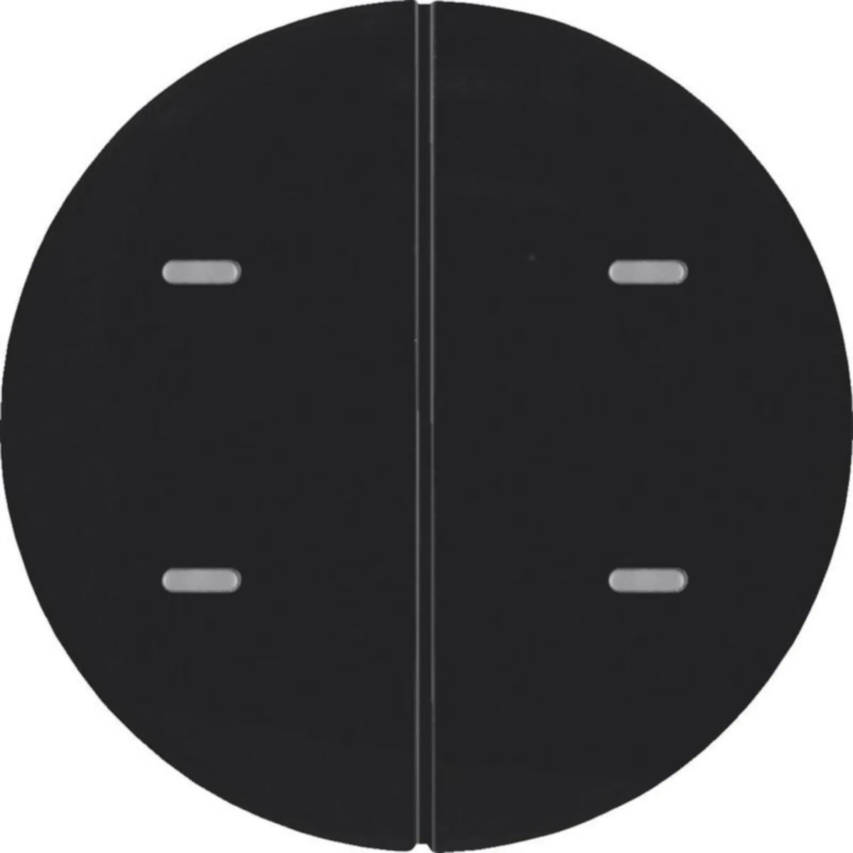 Painike KNX Hager R.1 4-PAIN. MI/RGB-MV MUS – musta
