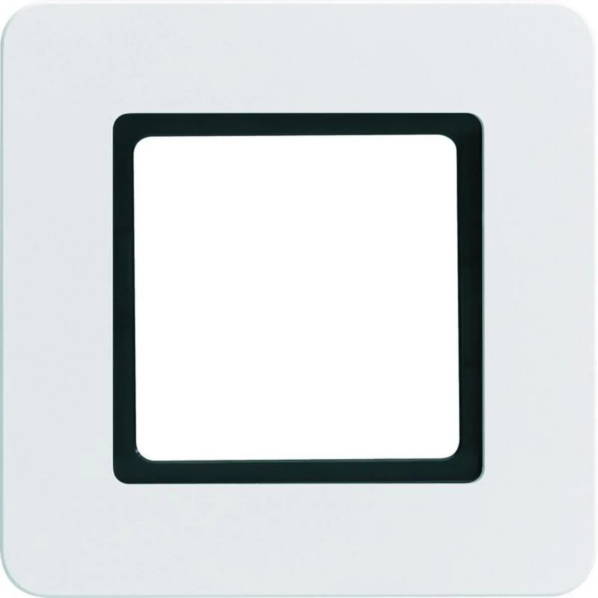 Peitelevy Hager Q.7 1f. f. LED light module white – valkoinen