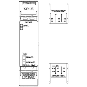 Turvarele Siemens Sirius - TURVARELE SIRIUS LÄHTÖLAAJENNUS 3SK1211-1BB40