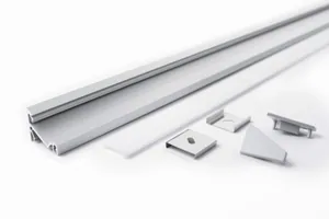 Alumiiniprofiili Sylvania - MEKAANINEN LISÄTARVIKE 0021595 CRNR SFC 24x14 2M SET